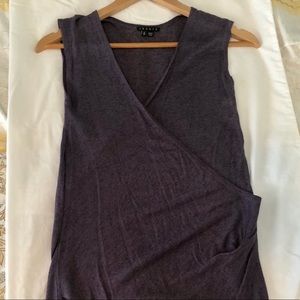 NWOT Theory sleeveless top - purple, linen blend